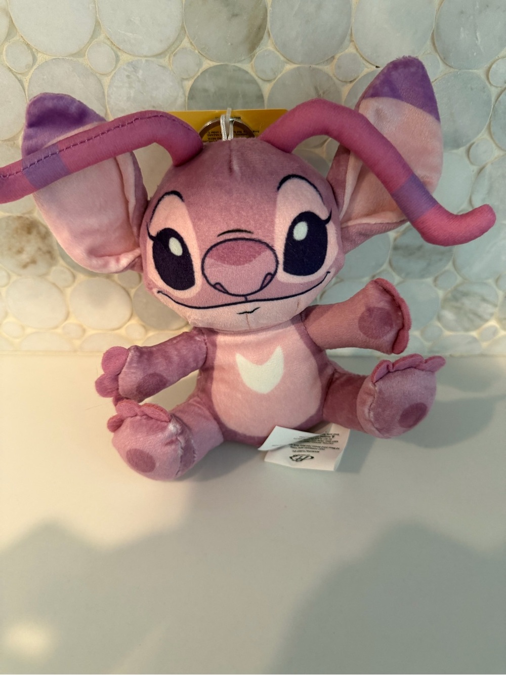 Disney Lilo & Stitch Angel Plush Keychain New with tags